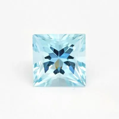 10mm Aquamarine Princess Cuts