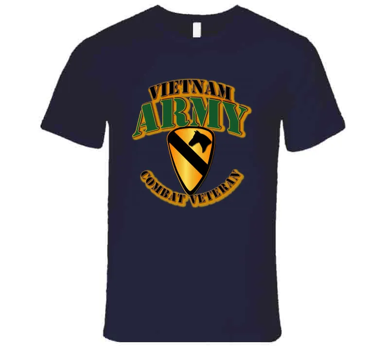 1st Cavalry, Vietnam, Combat Veteran - T Shirt, Hoodie, and Premium