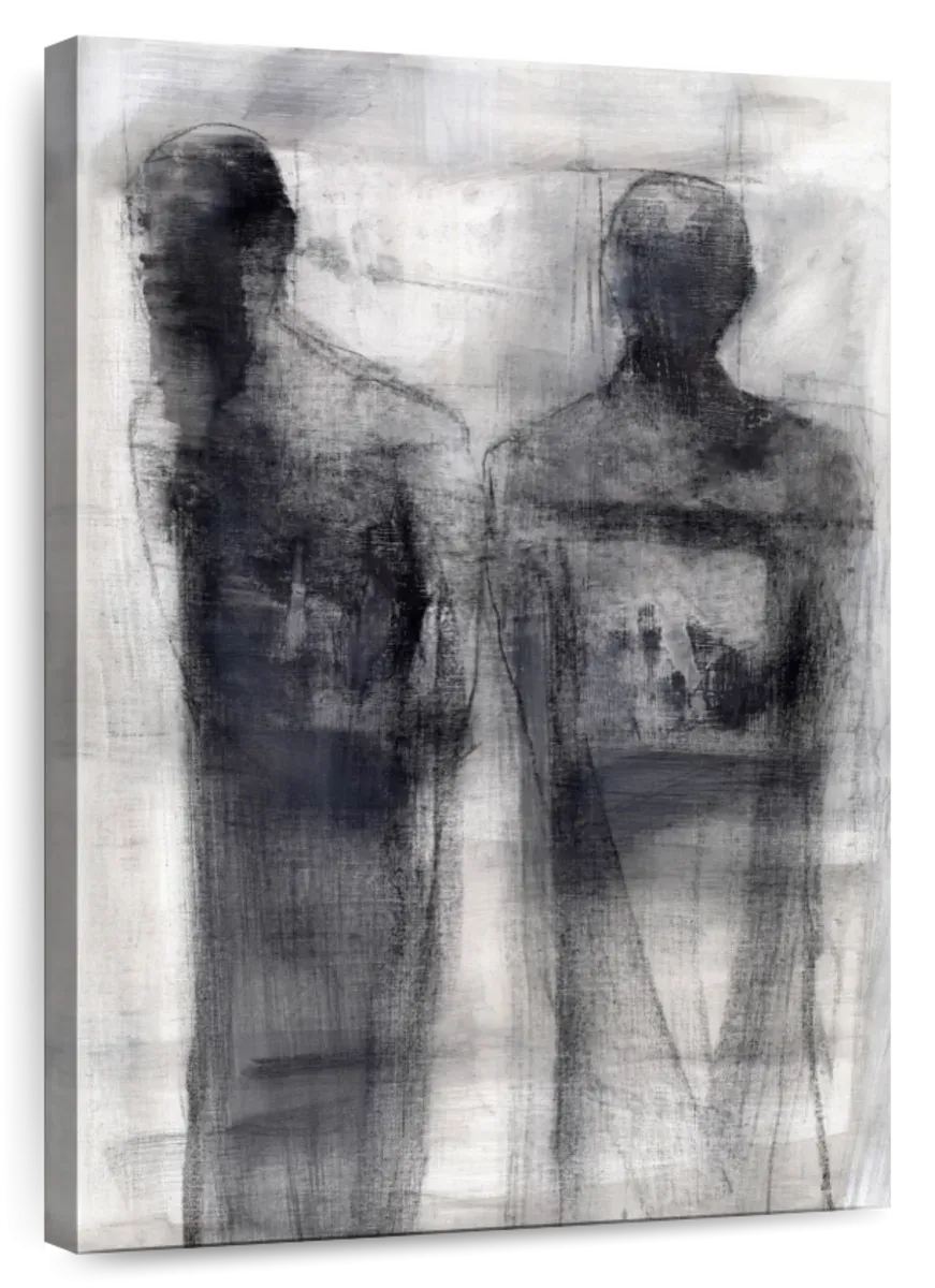 2 Figures Study II Wall Art