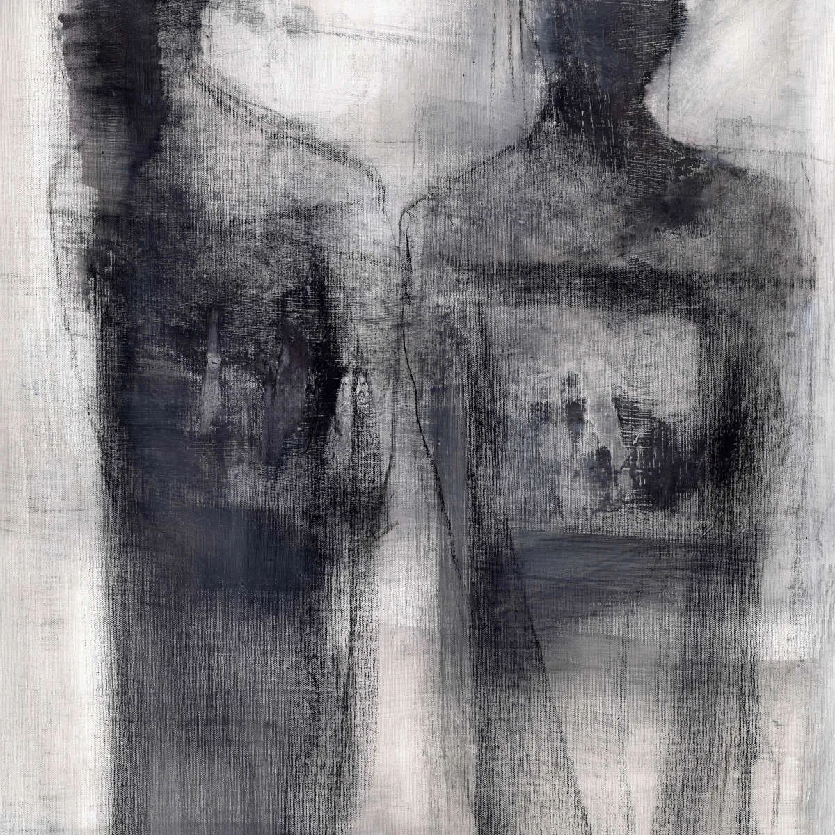 2 Figures Study II Wall Art