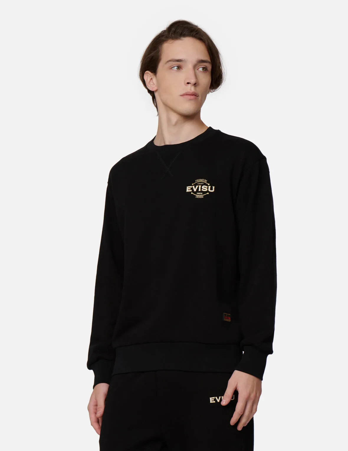 2-Layer Hand-brush Daicock Sweatshirt