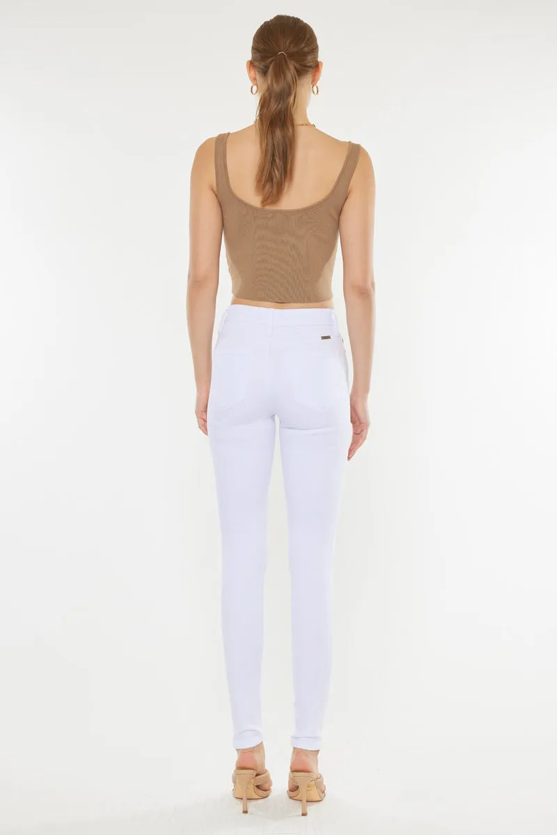 Alabaster High Rise Super Skinny Jeans