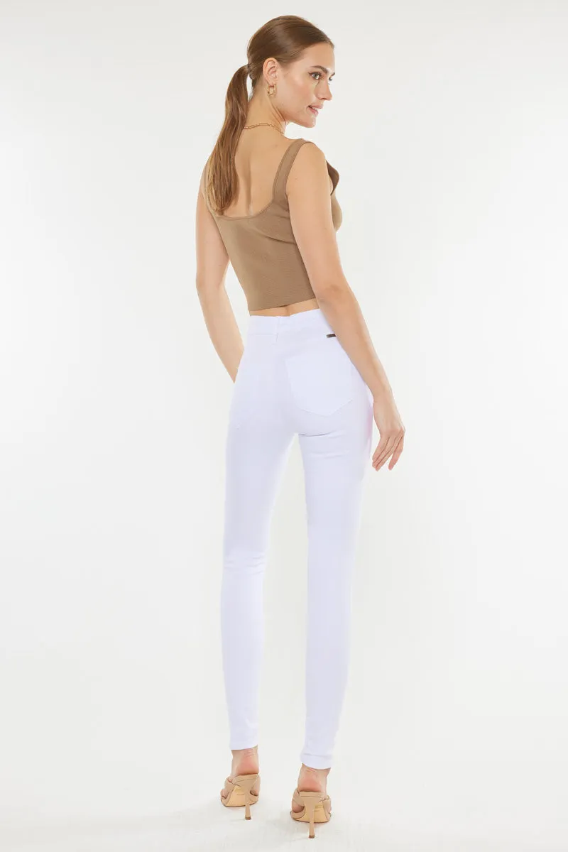 Alabaster High Rise Super Skinny Jeans