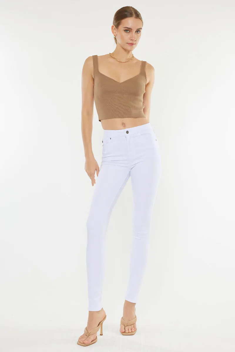 Alabaster High Rise Super Skinny Jeans