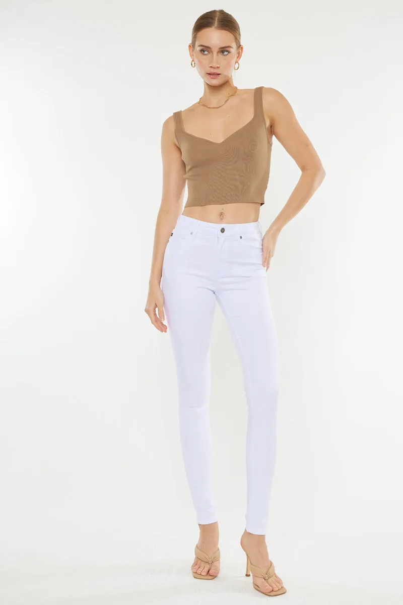 Alabaster High Rise Super Skinny Jeans