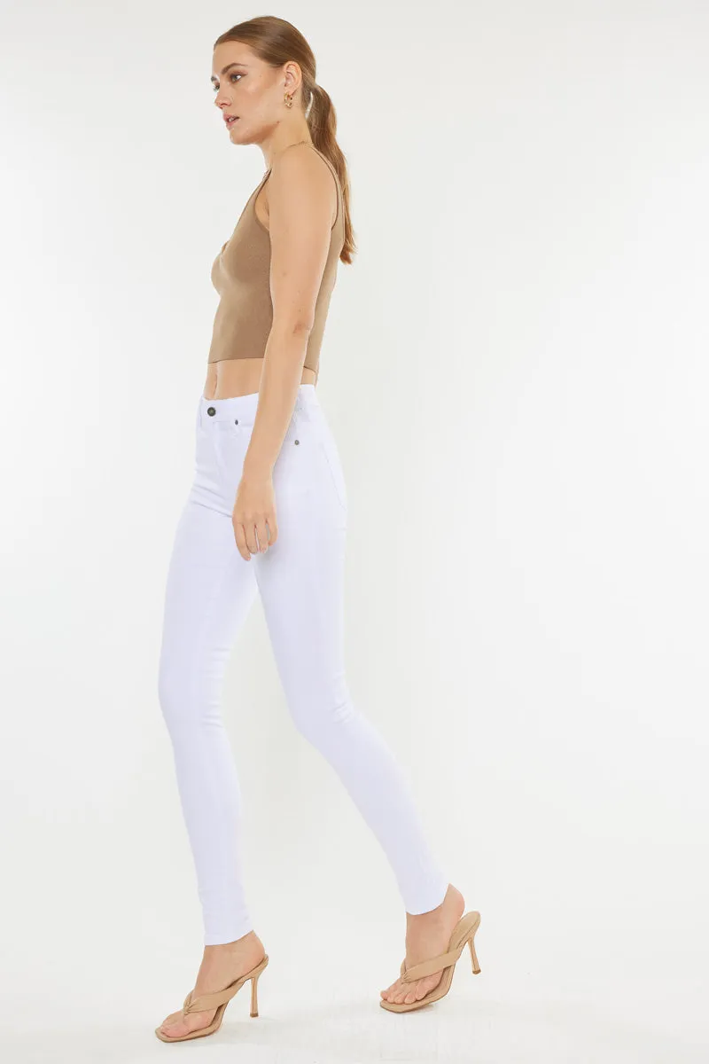 Alabaster High Rise Super Skinny Jeans