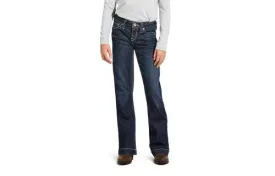 Ariat Girl's Trouser Mid Rise Stretch Ella Wide Leg Jean