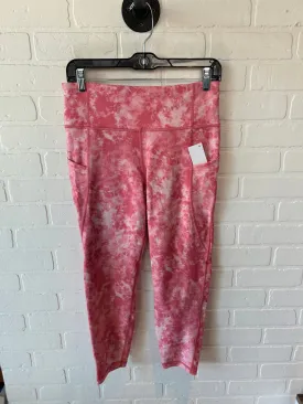 Athletic Leggings By Gapfit In Pink, Size: 8