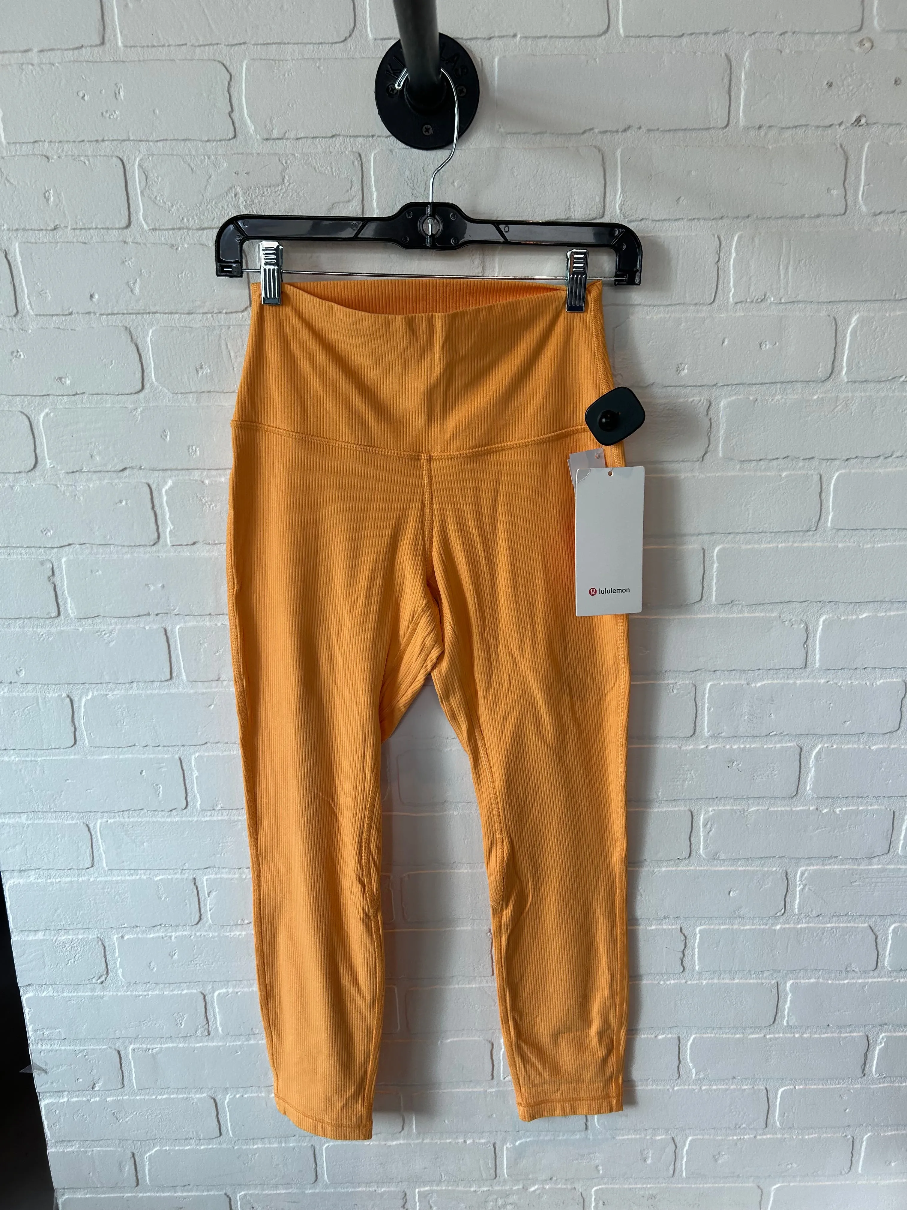 Athletic Leggings By Lululemon In Orange, Size: 6