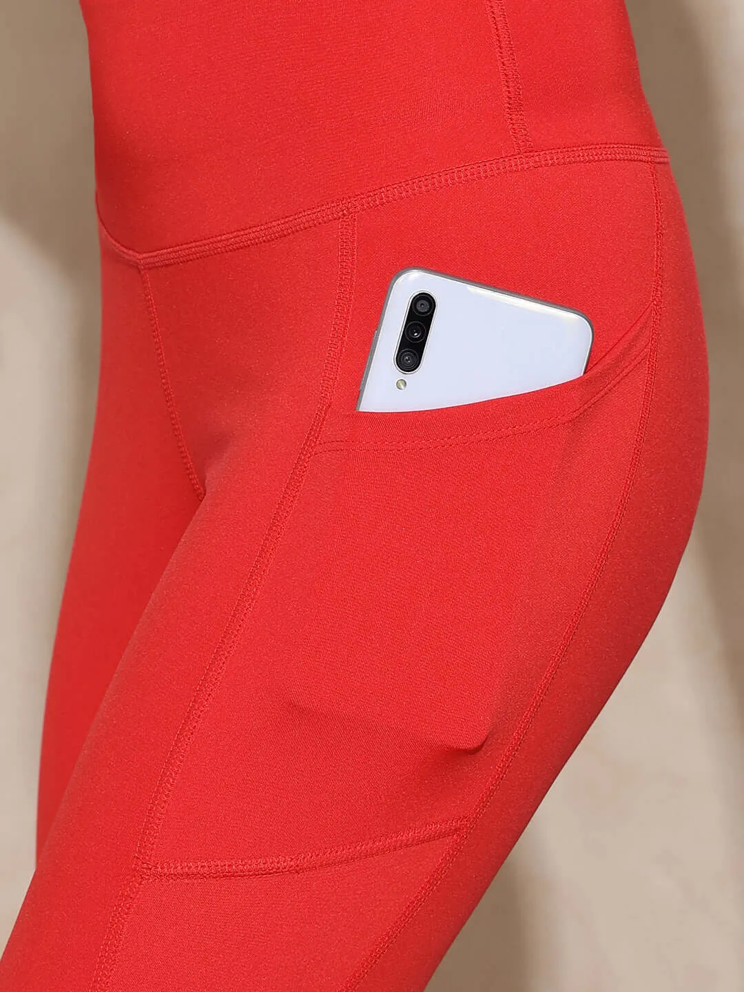 Aura Leggings Red