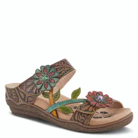 Aymee Fancy Adjustable Slide in Taupe