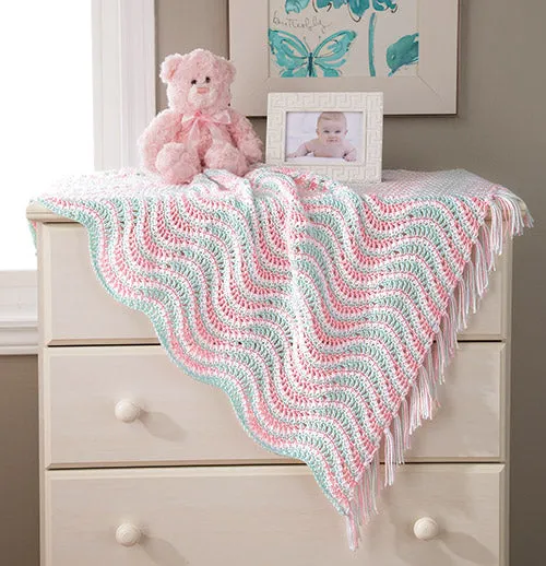 Baby Waves Blanket - Blue