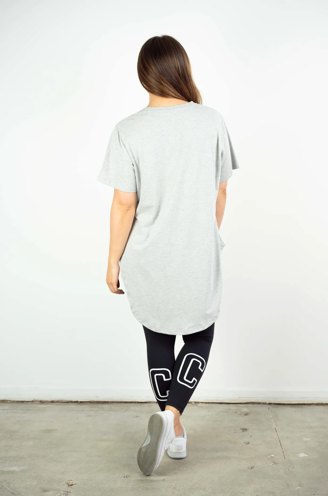 BASIC TEE GREY MARLE