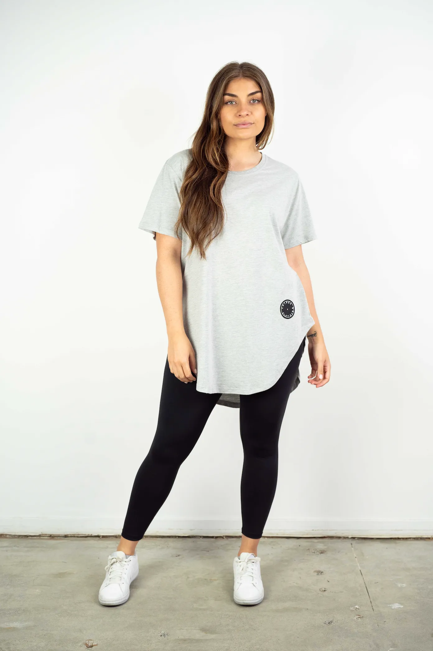 BASIC TEE GREY MARLE