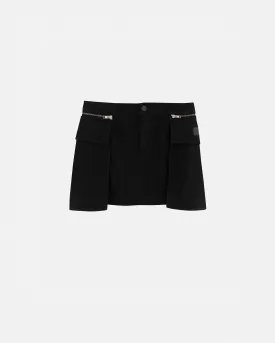 Basics Cargo Skirt Black