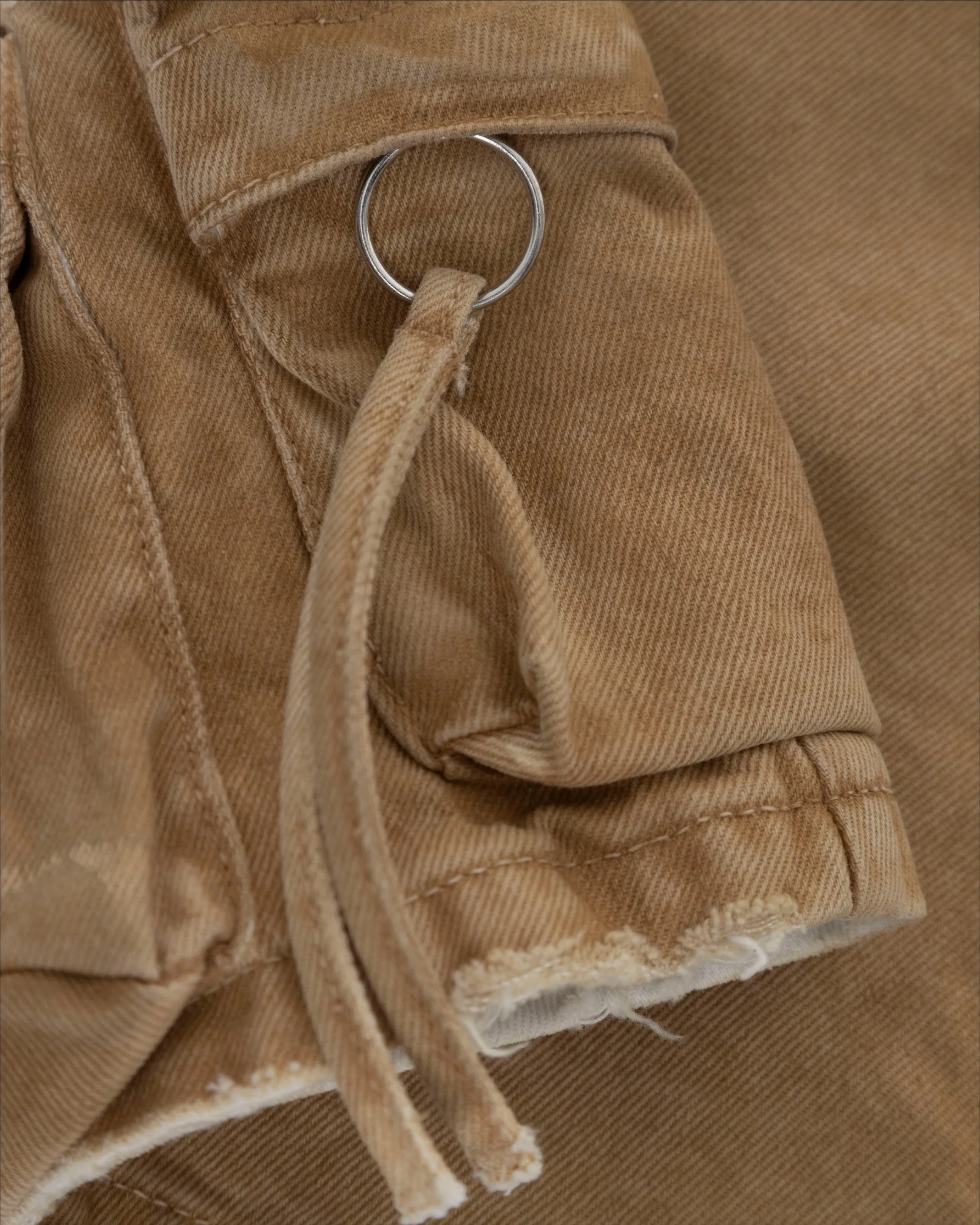 Basics Cargo Skirt Washed Camel