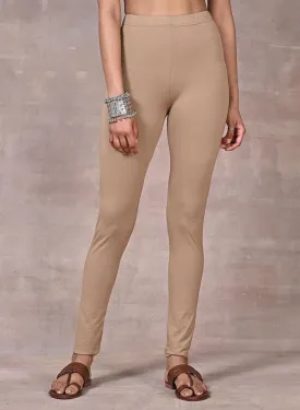 Beige Plain Tight