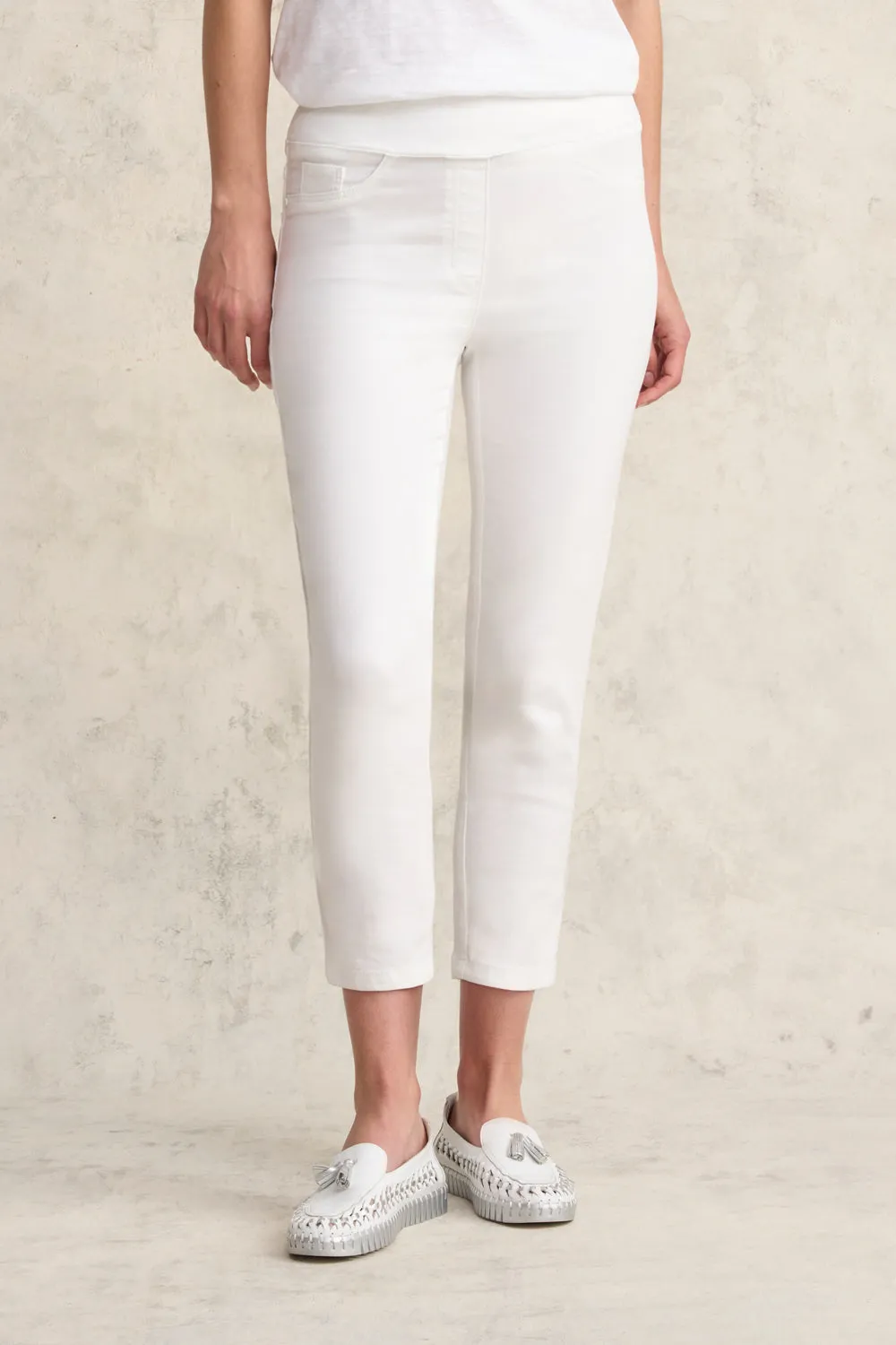 Bengajean® 3/4 Slim Leg - White