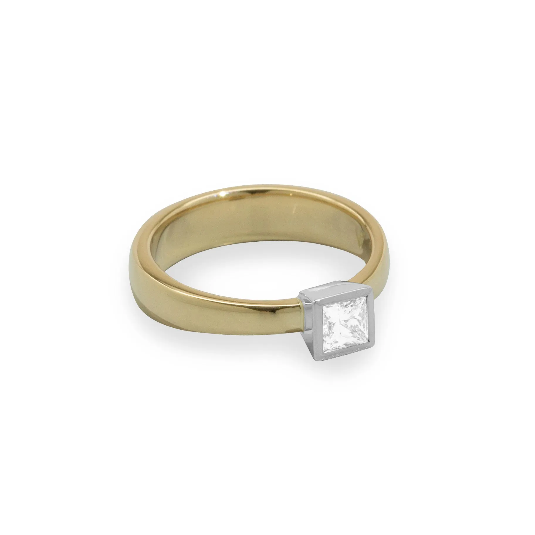 Bi-Tone Diamond Ring