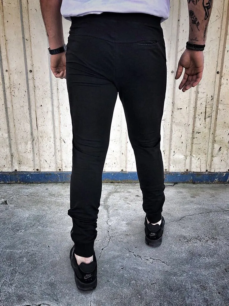 Black Metal Studs Jogger Pant DM1 Streetwear Jogger Pants