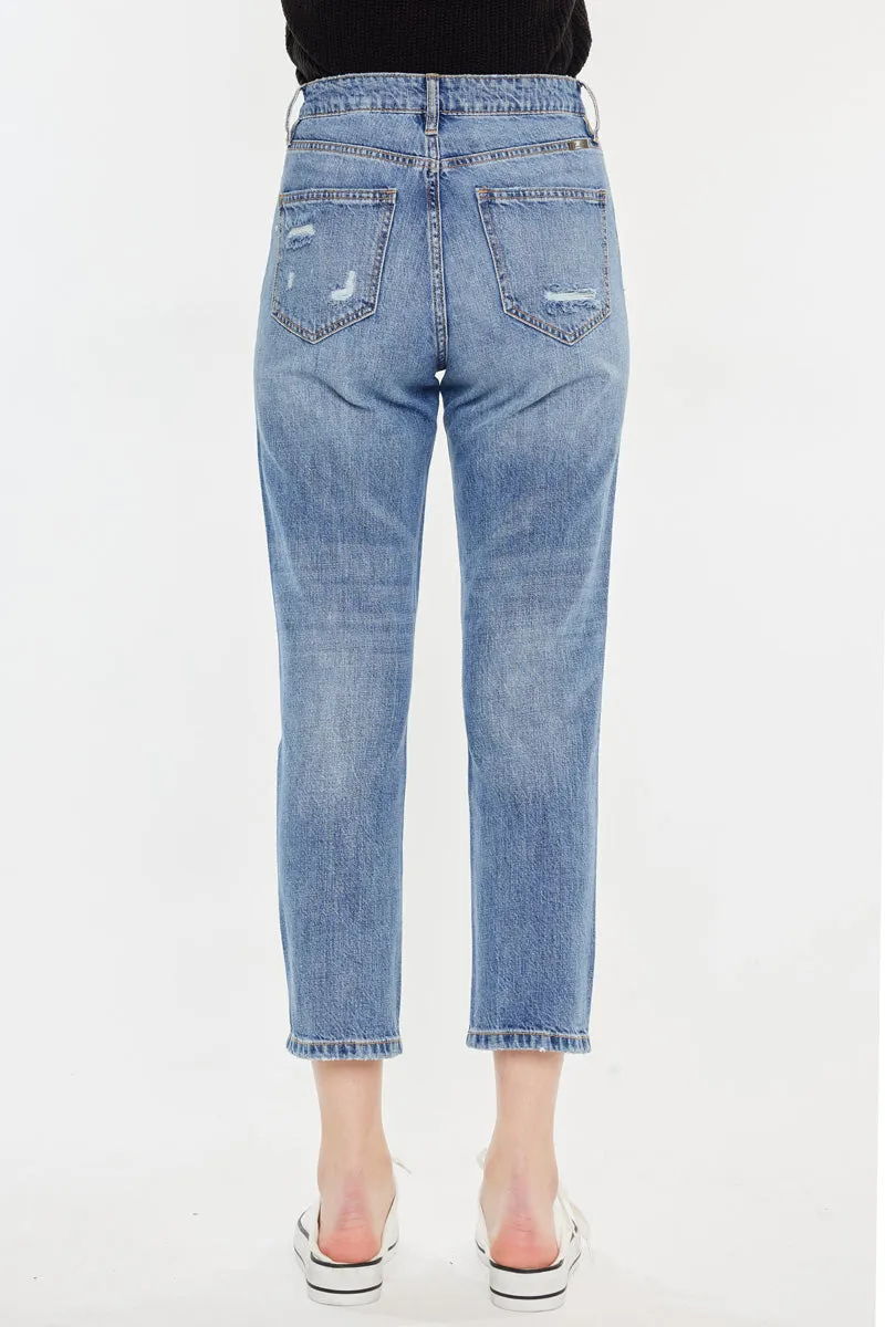 Bobbie Ultra High Rise Straight Leg Jeans