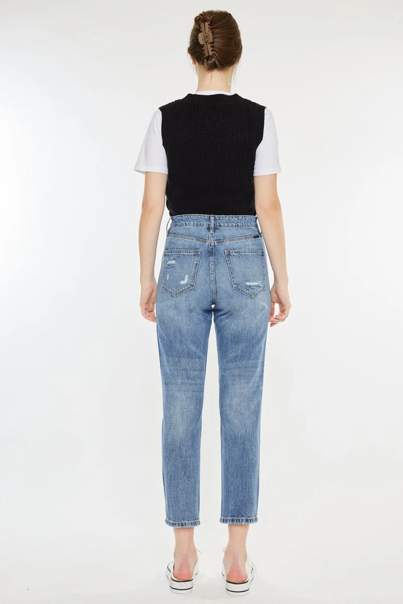 Bobbie Ultra High Rise Straight Leg Jeans