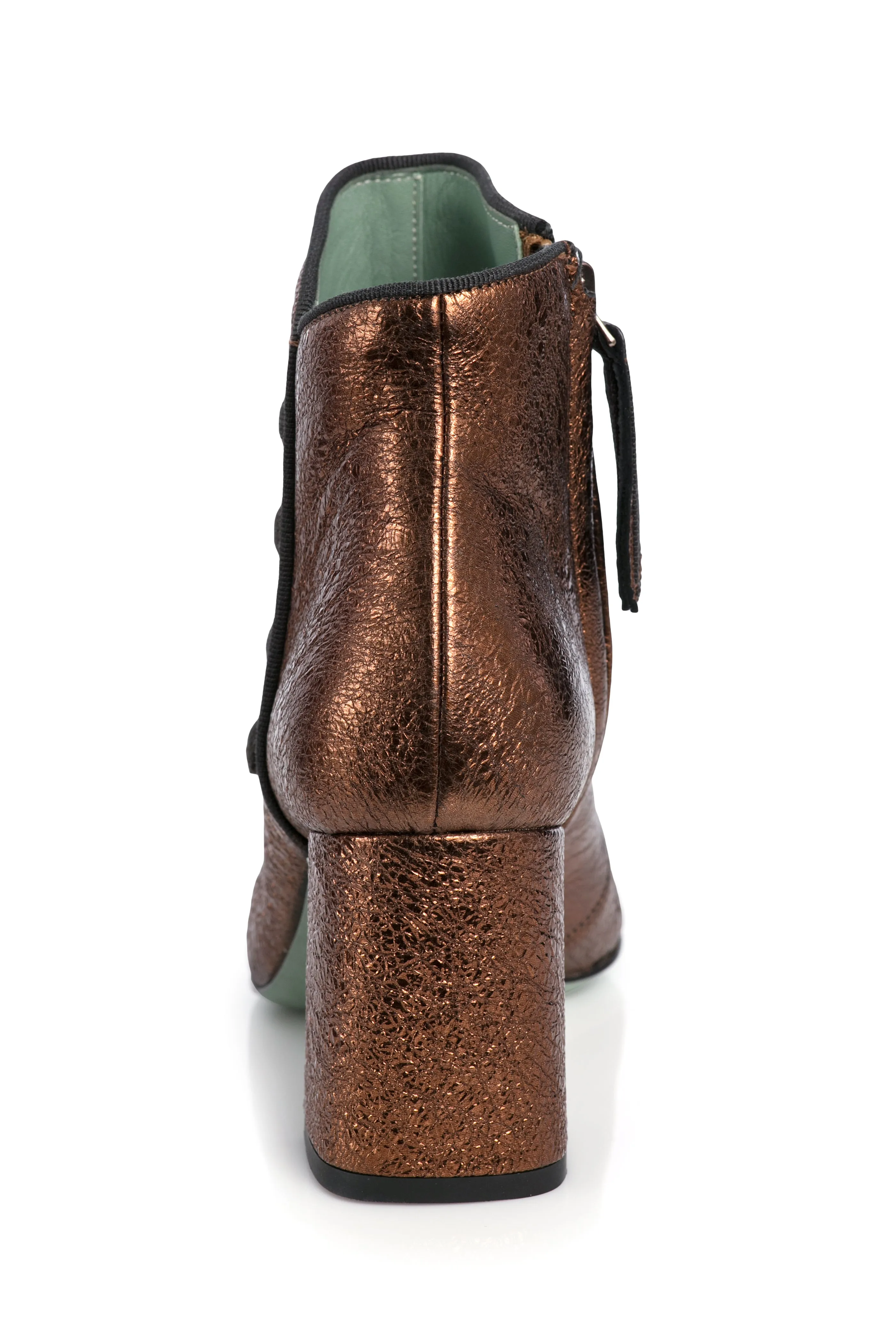 Bronze Crink Bootie