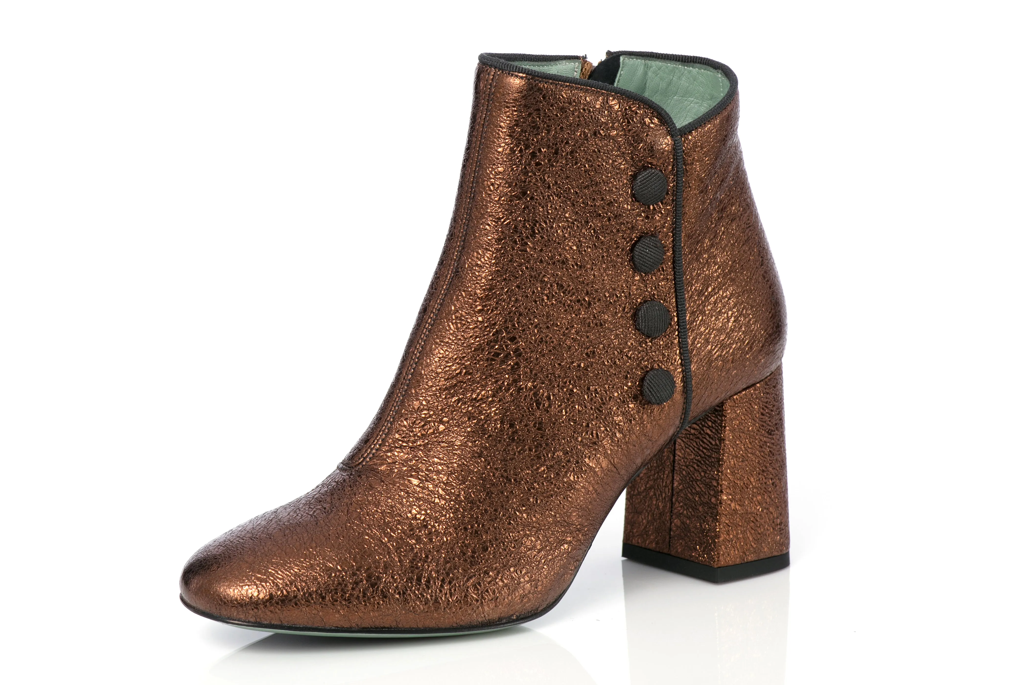 Bronze Crink Bootie