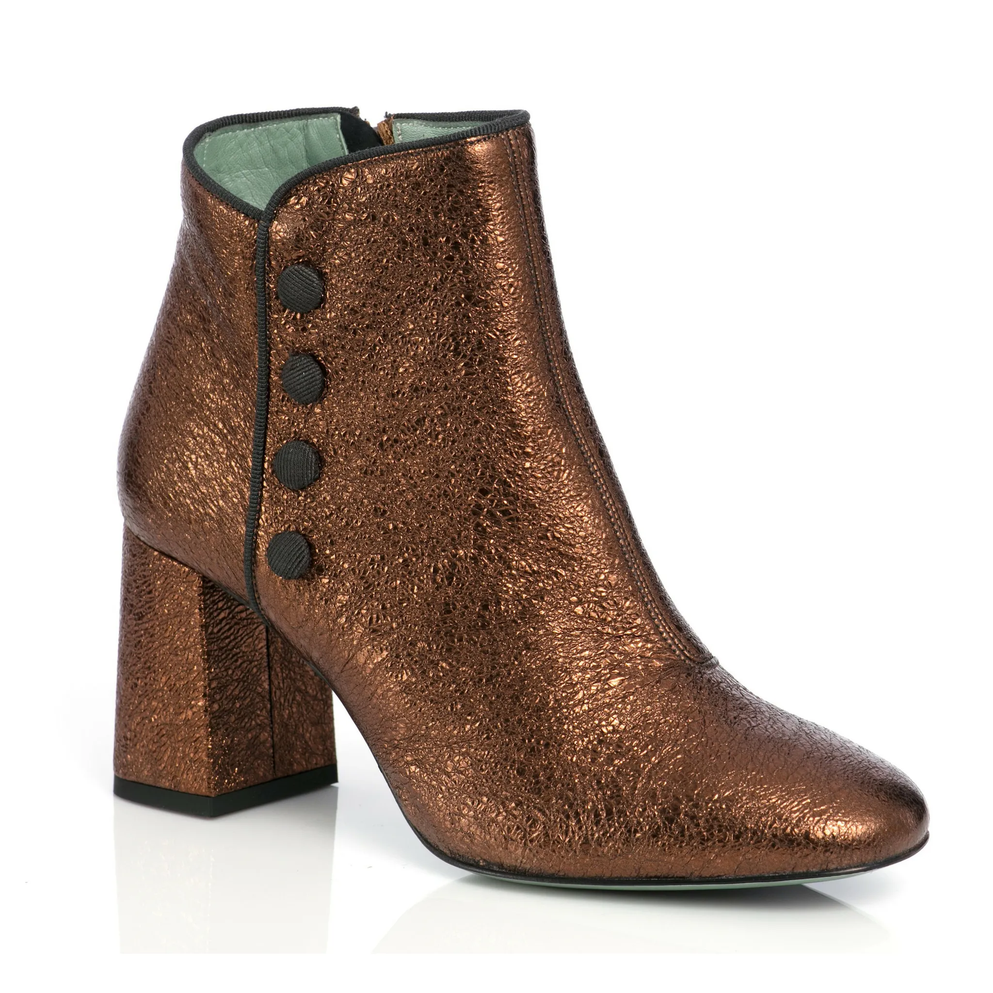 Bronze Crink Bootie