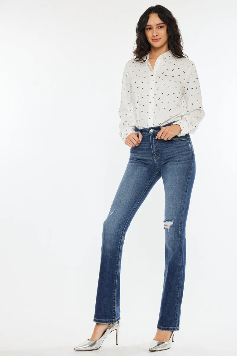 Brooklyn High Rise Skinny Bootcut Jeans