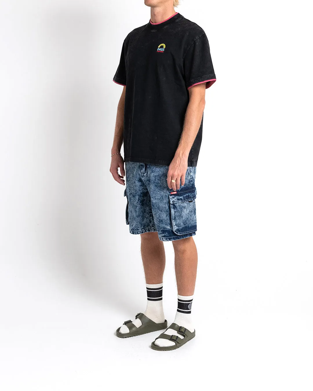 Burly Cargo Short - Mid Indigo