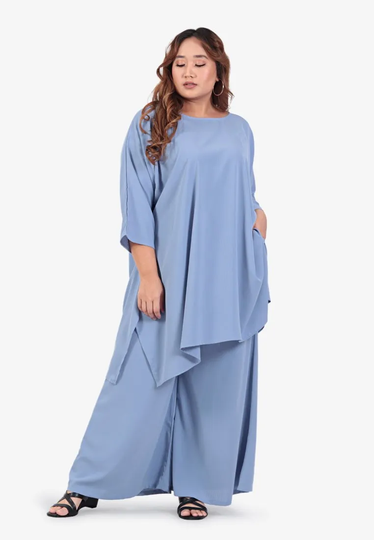 Chunna Raya Minimalist Modern Pants Set - Sky Blue