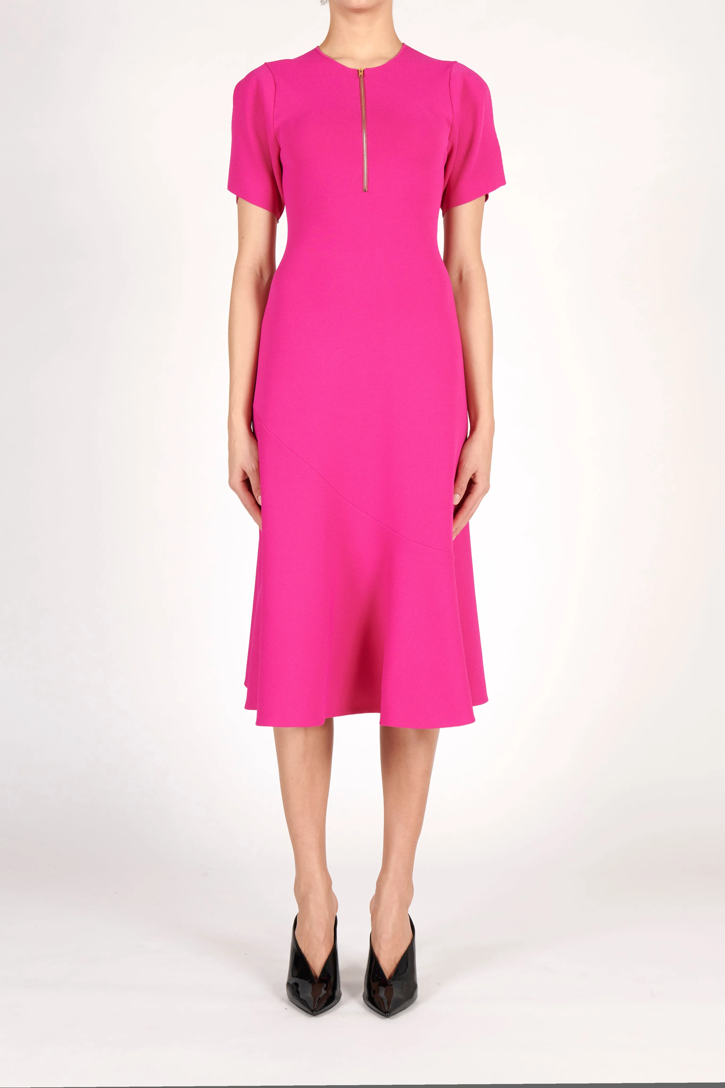 Compact Knit Midi Dress