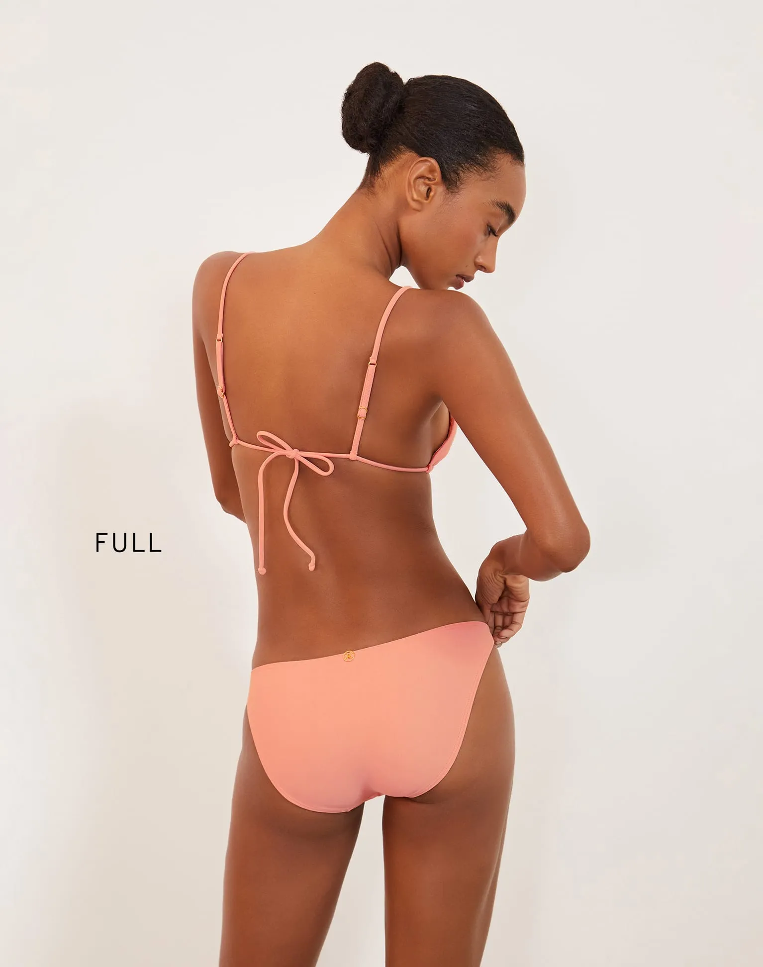 Cora Parallel Tri Top - Peach