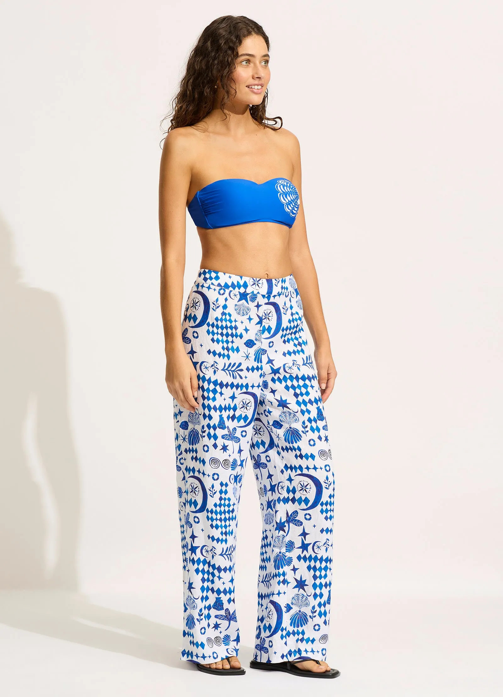 Corfu Pant - Azure