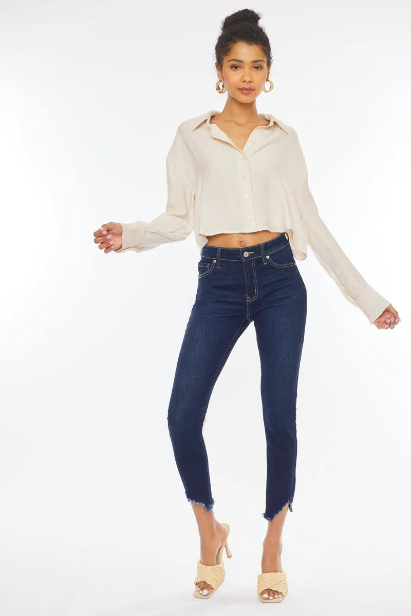 Dayna High Rise Ankle Skinny Jeans