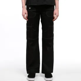 Dickies Jr. Fit Low-Rise Drawstring Cargo Pant - Black