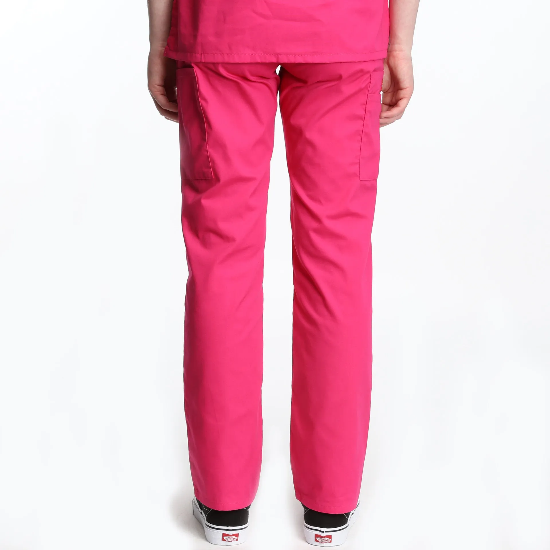 Dickies Natural Rise Elastic Scrub Pant - Hot Pink