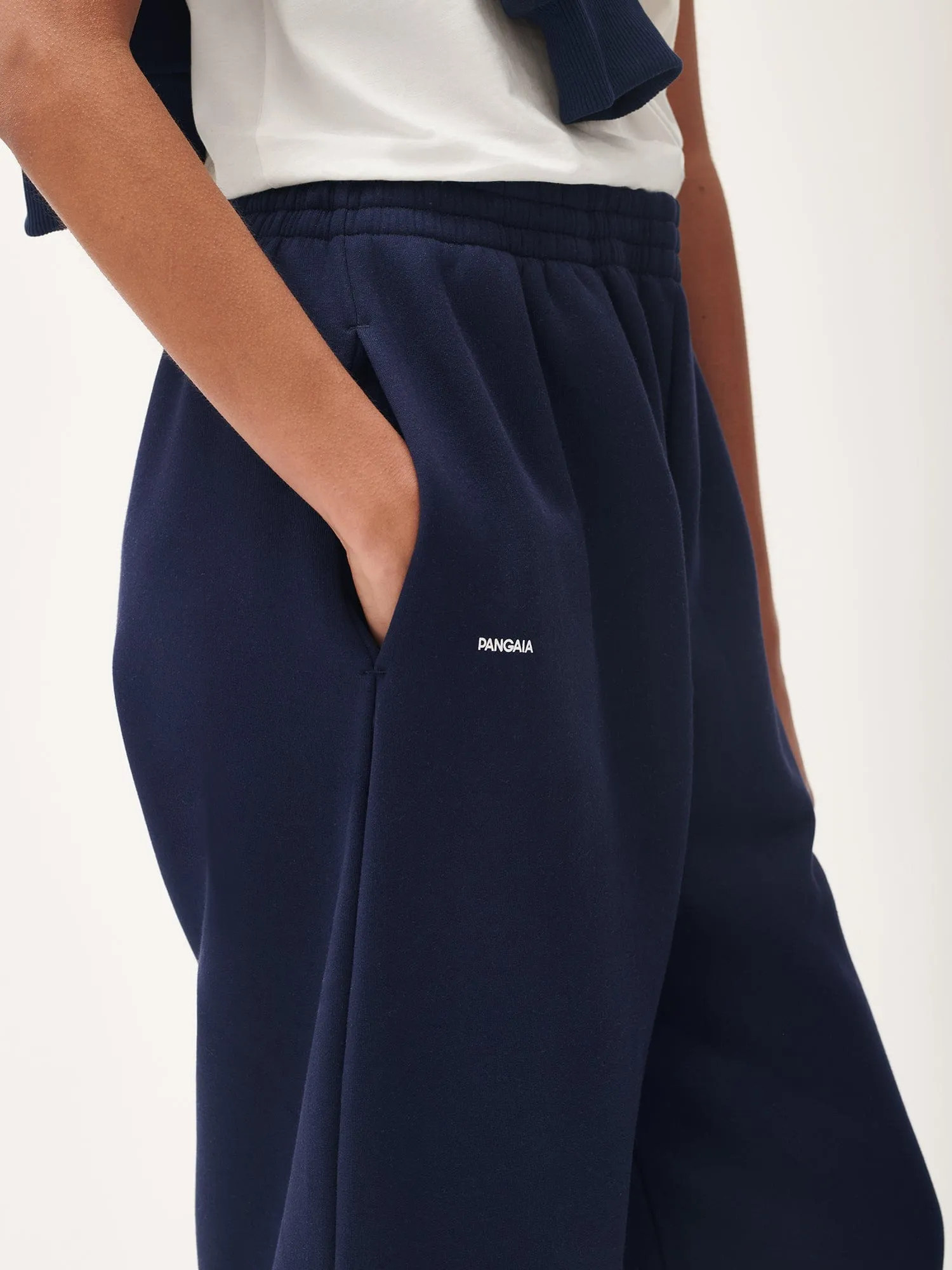 DNA Barrel-Leg Track Pants—navy