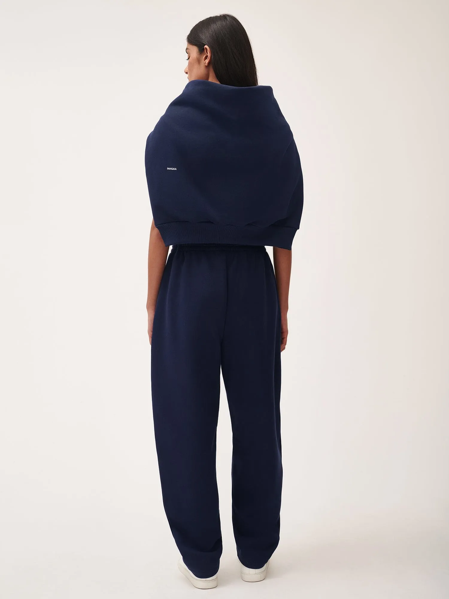 DNA Barrel-Leg Track Pants—navy