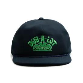 Dub-a-Lot 5 Panel Snapback Hat - Navy FW`23