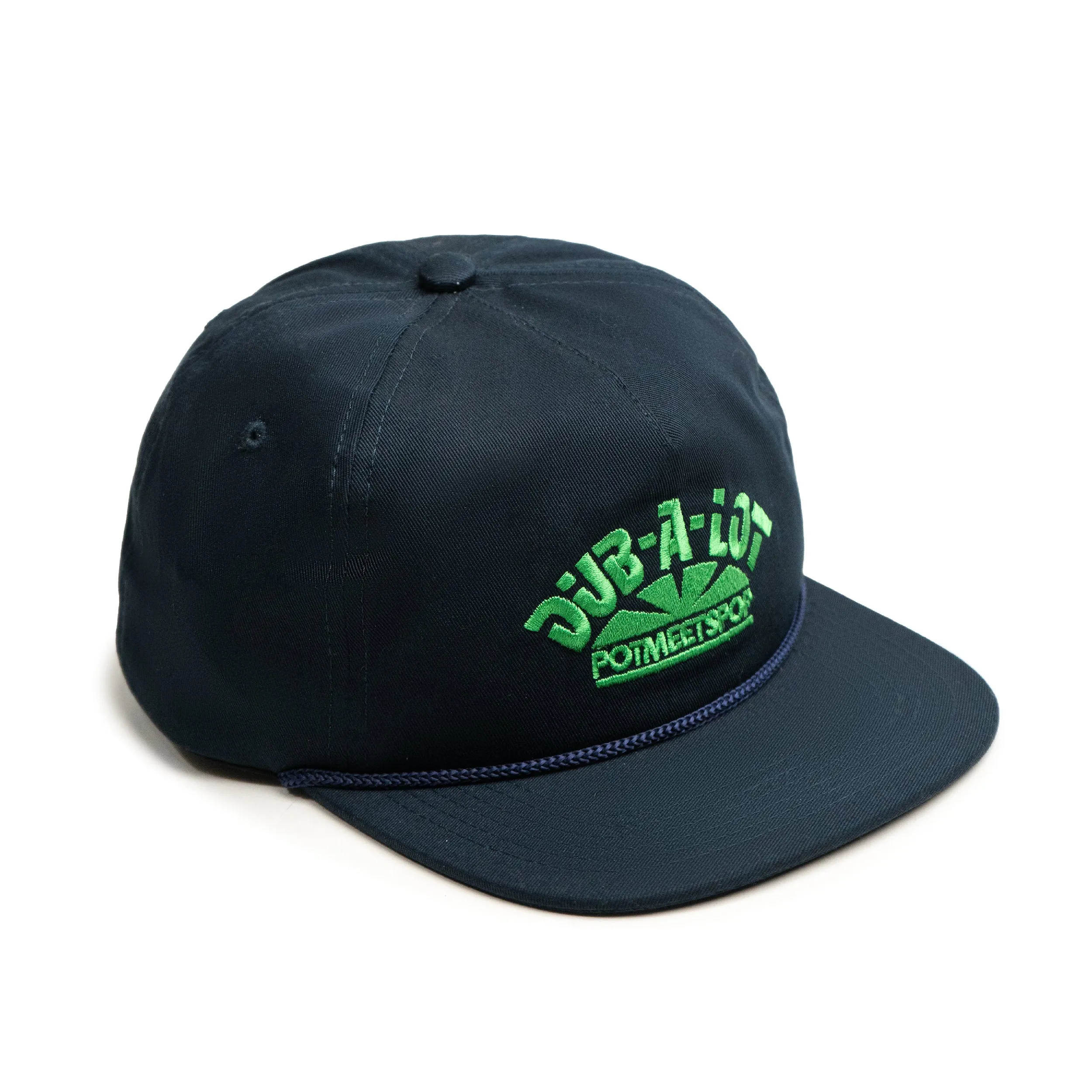 Dub-a-Lot 5 Panel Snapback Hat - Navy FW`23