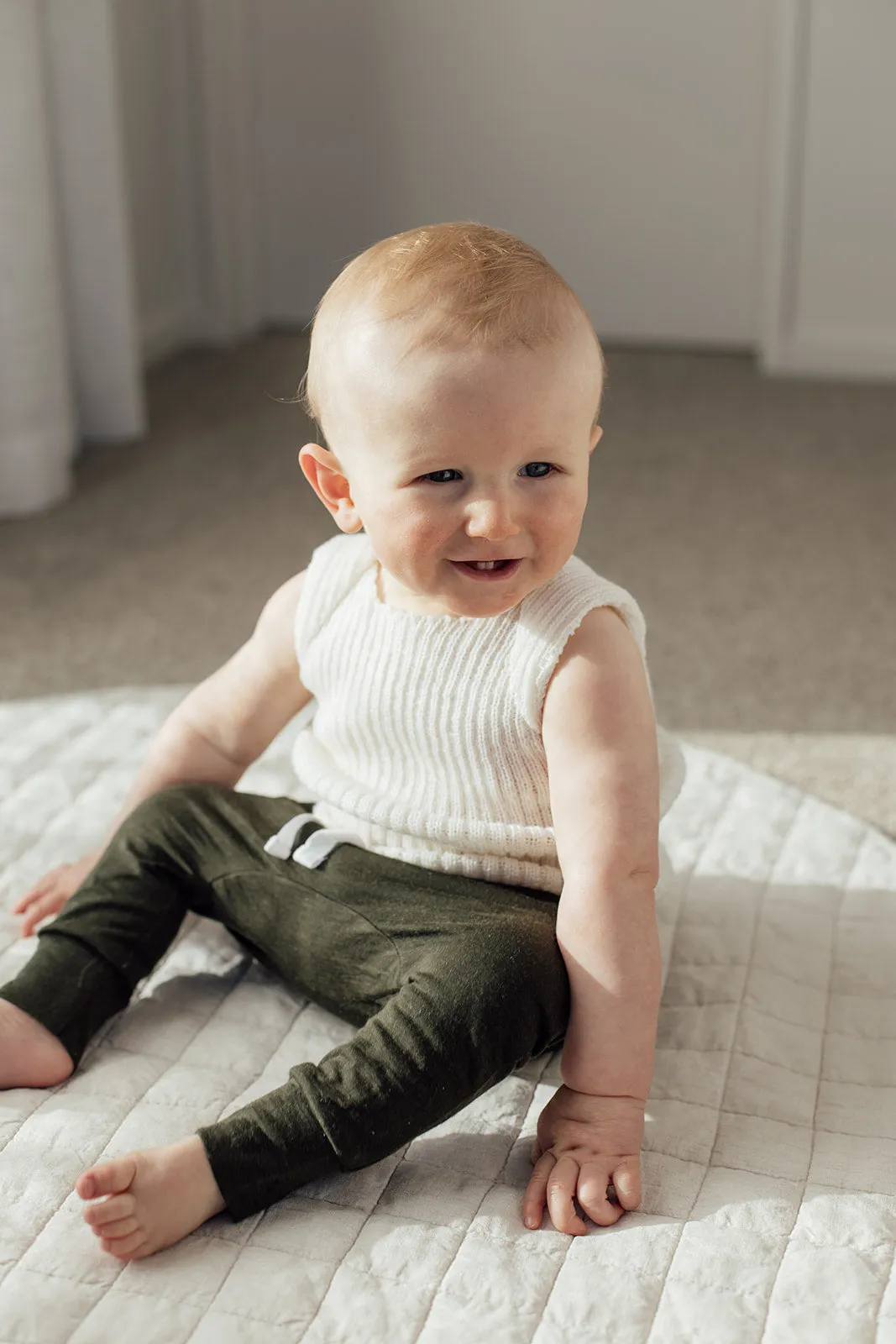 Emerson Baby Leggings Khaki