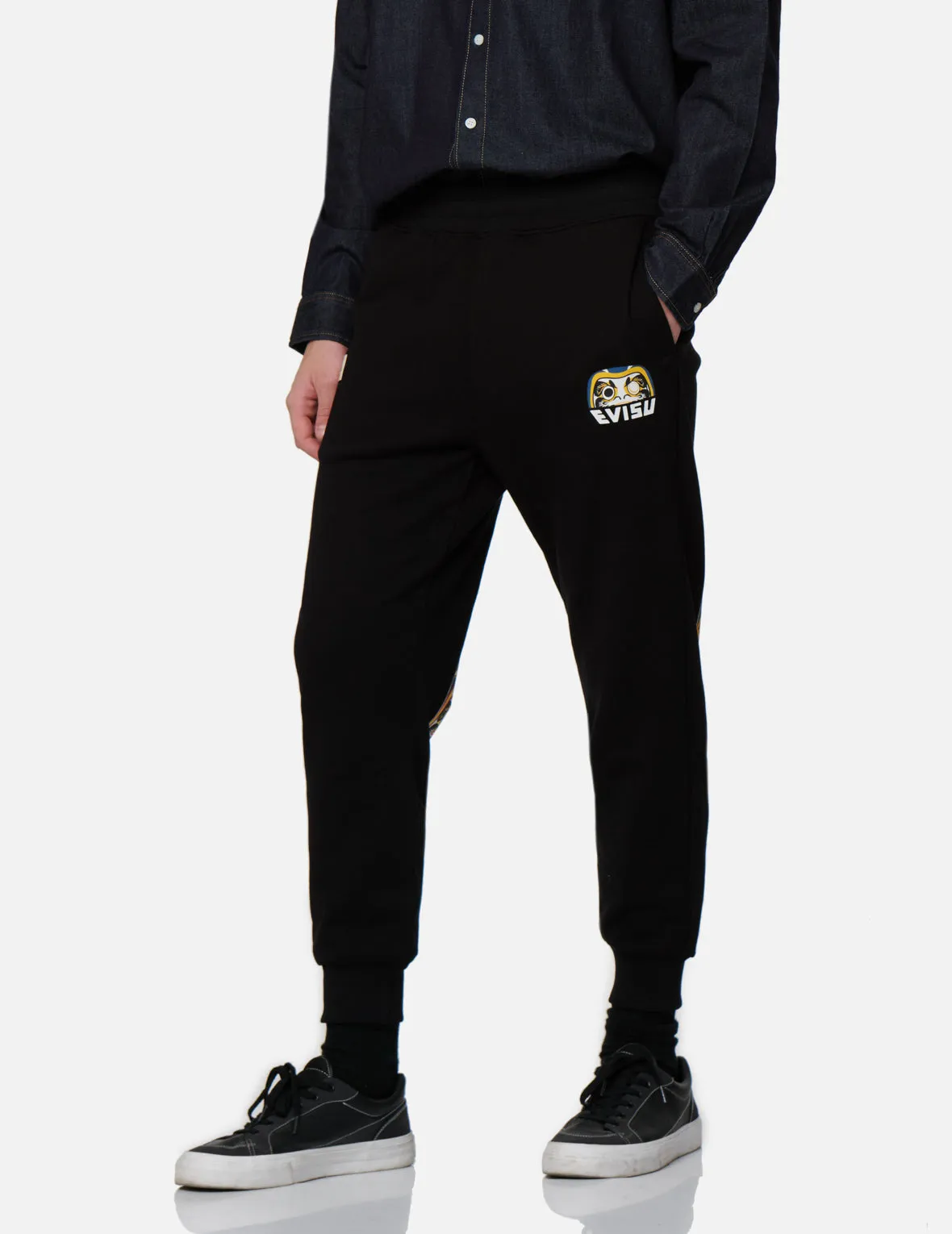 EVISU Squad Daicock Print Sweatpants