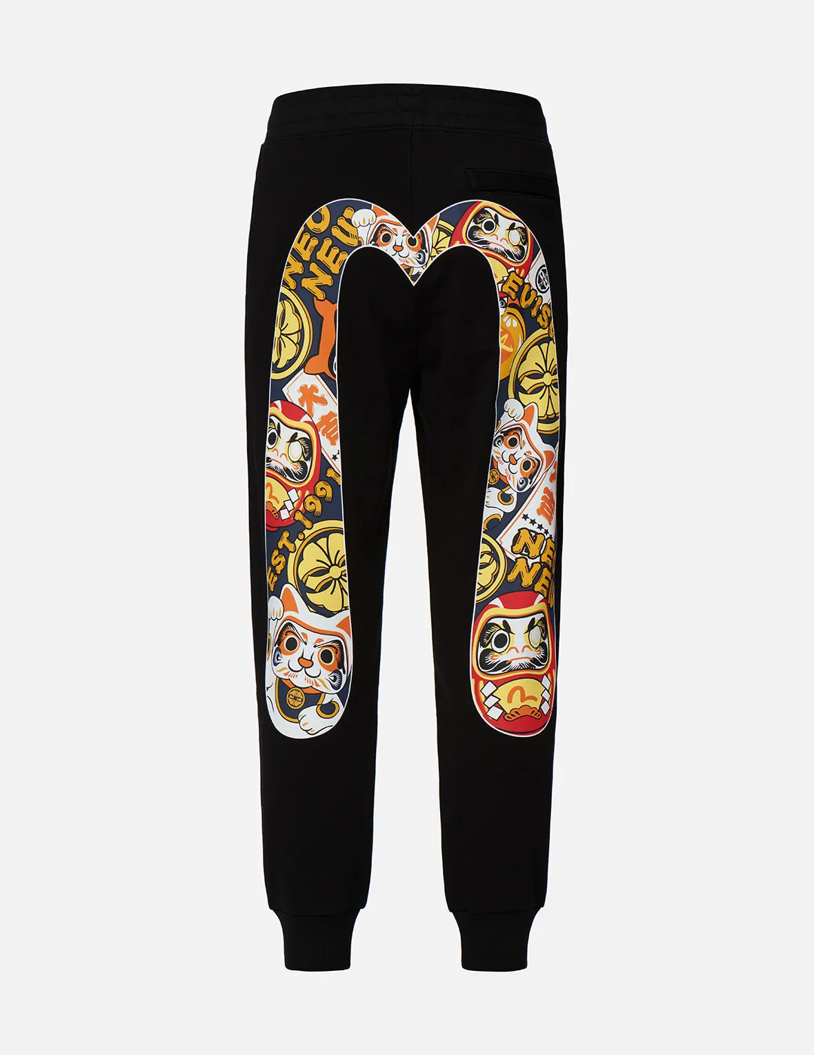 EVISU Squad Daicock Print Sweatpants