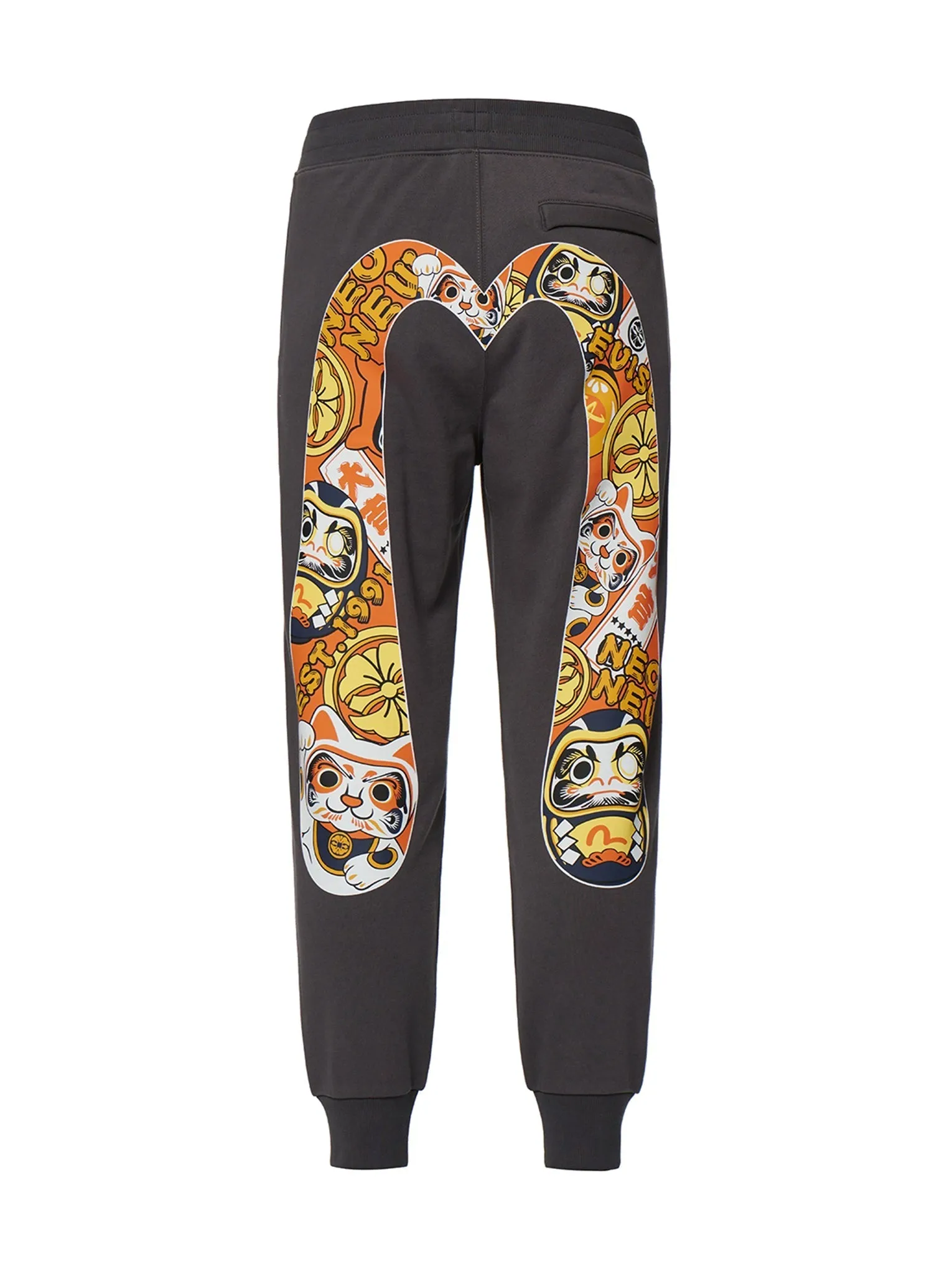 EVISU Squad Daicock Print Sweatpants