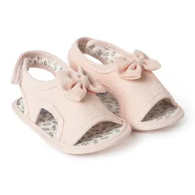 Fave Baby Girl Pink Woven Booties