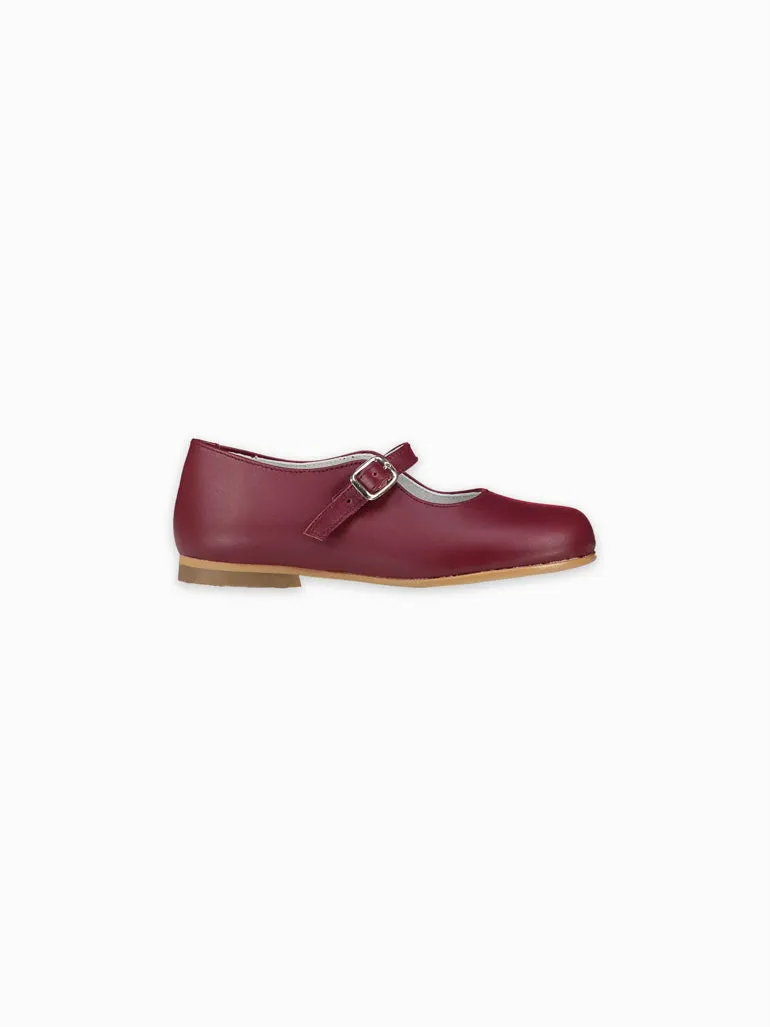 girls burgundy mary janes