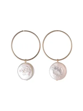 GxG COLLECTIVE KATHLEEN FRESHWATER PEARL EARRINGS