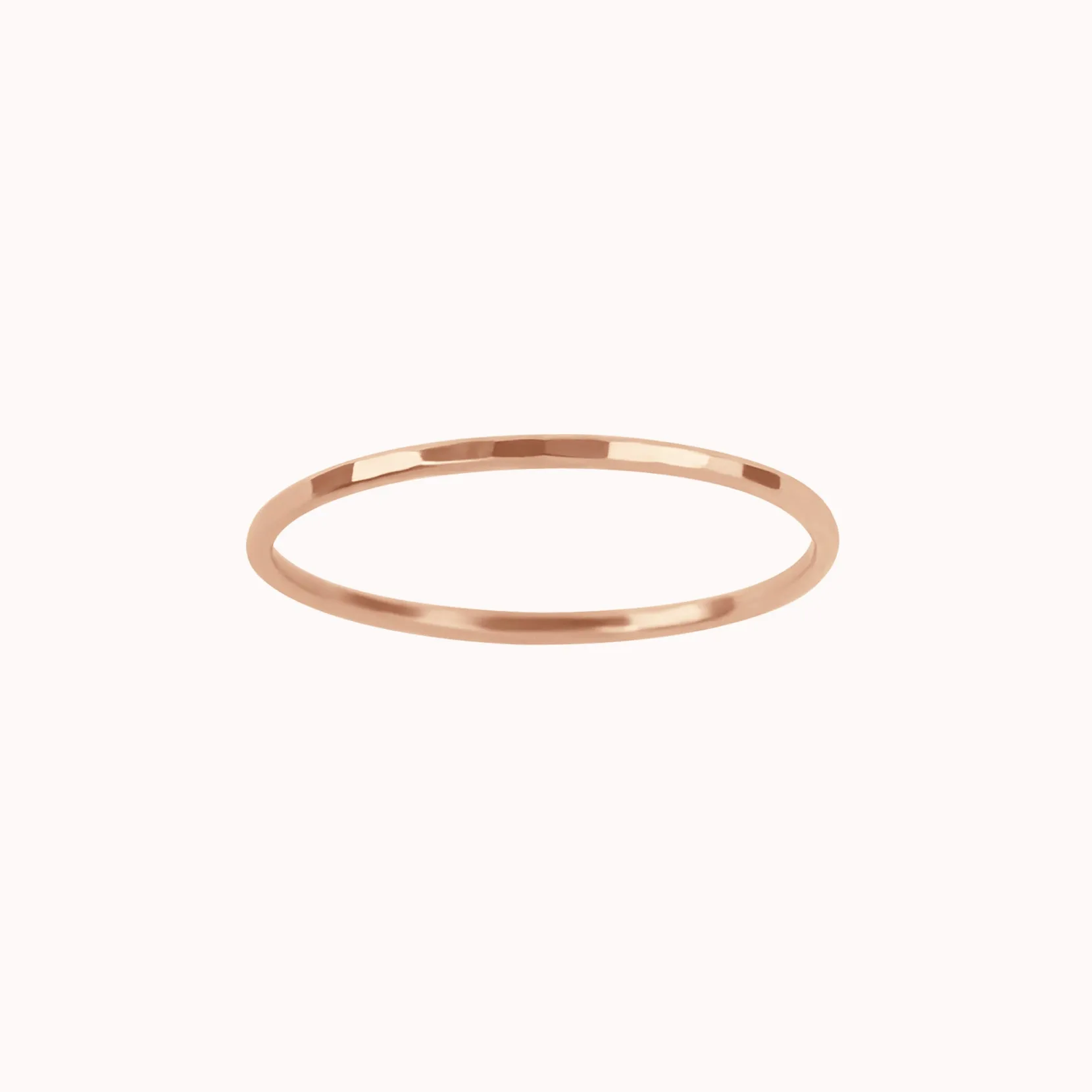 Hammered Skinny Ring